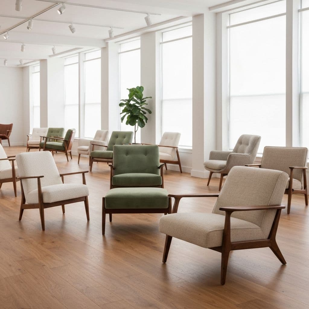 Designer armchair collection