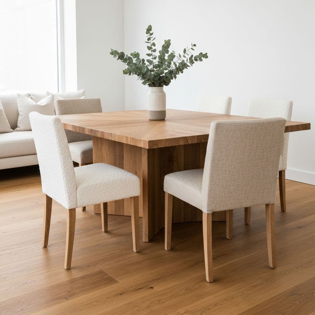 Dining furniture display